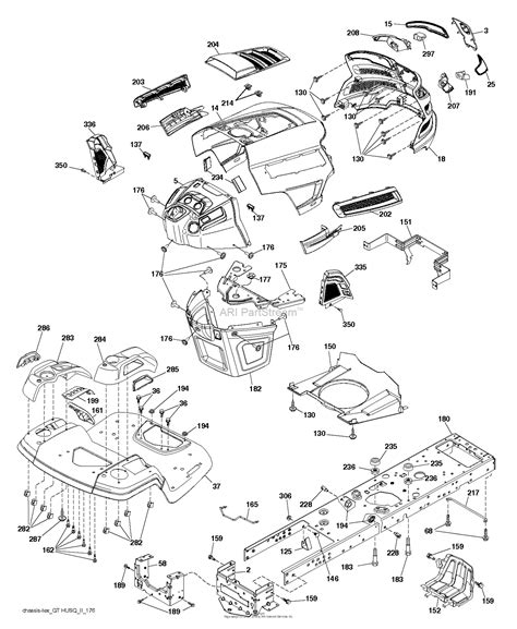 Husqvarna Yt42dxls 96043020301 2015 06 Parts Diagram For Chassis