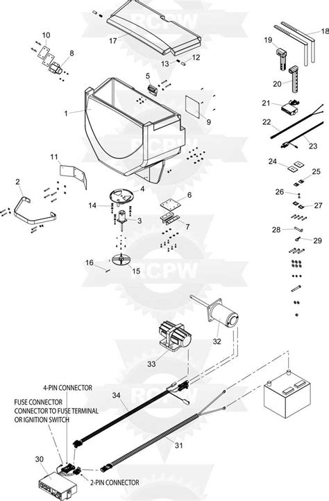 unveiling   workings   air flo salt spreader  comprehensive parts diagram