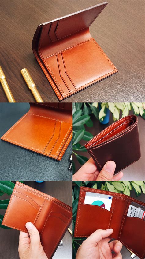 vertical bifold wallet rleathercraft