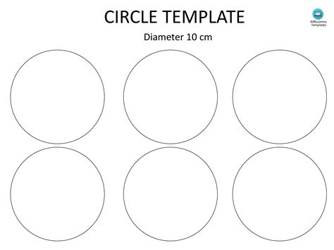 printable circle template