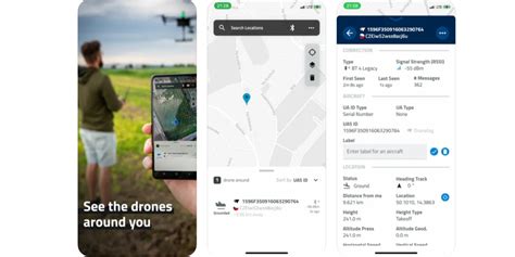 app tracks nearby drone flights  remote id data