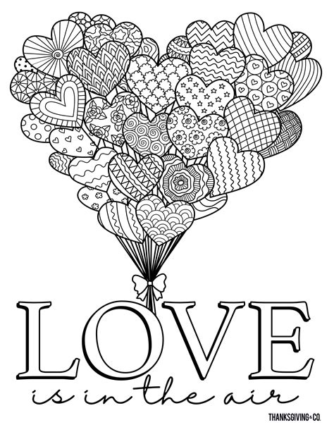 printable valentines day coloring pages  cards  adults