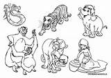 Dschungelbuch Mowgli Dschungel Coloringhome Ausmalbild Baloo Q1 Bagheera sketch template