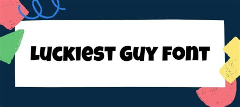 luckiest guy font free download