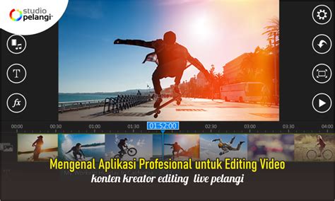 mengenal aplikasi profesional  editing video simak