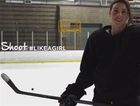 Watch Olympic Hockey Player Hilary Knight Shoot ‘like A Girl’ In New