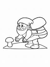 Gnome Gnomes sketch template