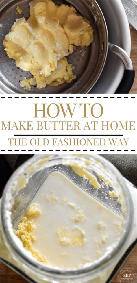 How To Make Homemade Butter From Scratch In A Churn Recipe Homemade