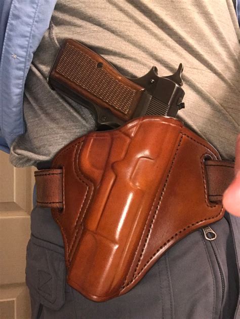 browning  power handcrafted leather pistol holster