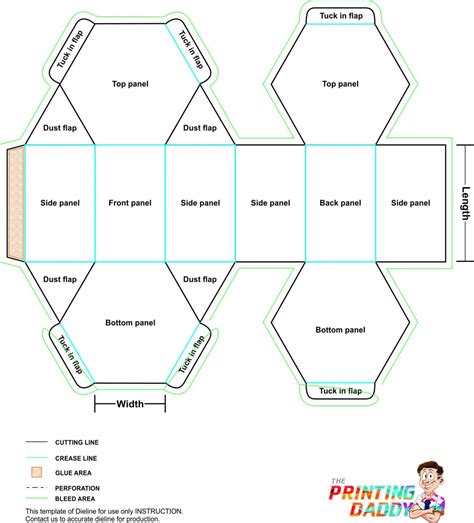 hexagonal sewing box pattern
