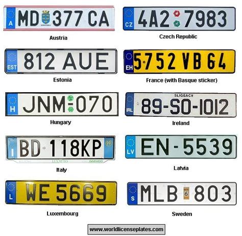 european license plate sports man cave paper models