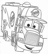 Coloring Pages Disney Mater Truck Cars Printable Monster Kids Print Choose Board sketch template
