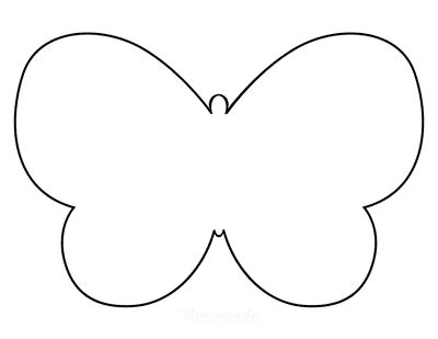 butterfly cut  template