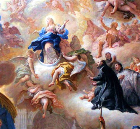 lienzo tela triunfo de la inmaculada arte barroco    en mercado libre