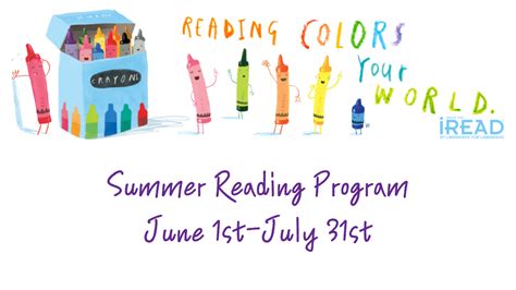 summer reading program reading colors  world hoopla