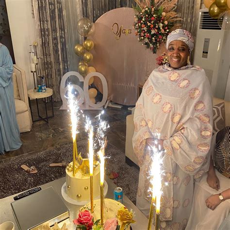 zahra buhari celebrates mother in law on 60th birthday