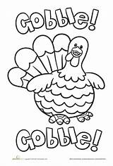 Coloring Pages Thanksgiving Turkey Printable Sheets Preschoolers Kids Color Gobble Book Worksheets Kidspartyworks Fall Visit Getdrawings sketch template