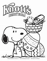 Snoopy Easter Woodstock Peanuts Knotts Ostern Knott sketch template
