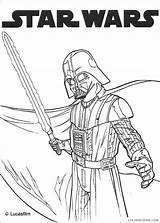 Wars Star Darth Vader Coloring Coloring4free Pages Related Posts sketch template