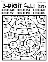 Digit Subtraction Regrouping Multiplication Activities Amounts Perfe Coloringhome sketch template