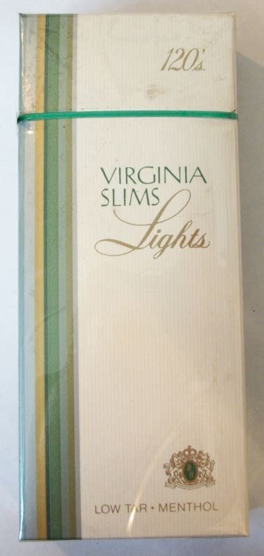 Virginia Slims Lights 120s Menthol Vintage American