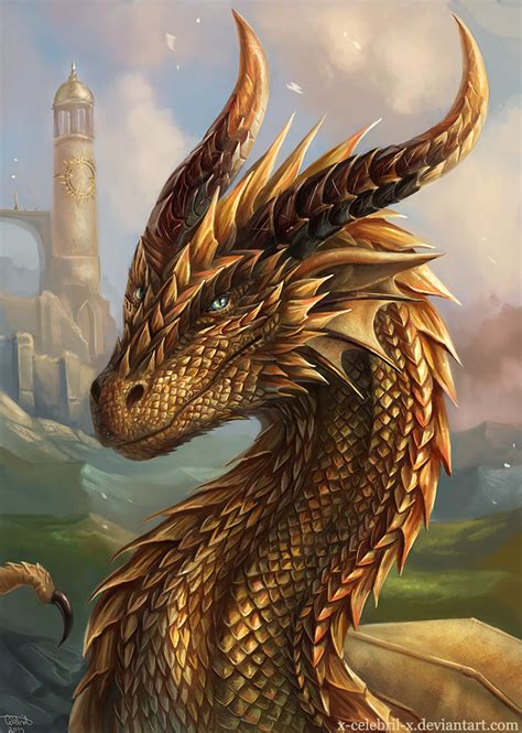 sun dragon commission   celebril   deviantart mythical creatures