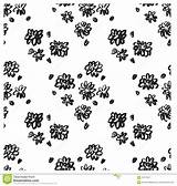 Patroon Witte Bloemen Naadloze Textuur Naadloos sketch template