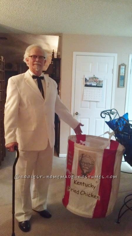 the colonel and his bucket of chicken homemade halloween