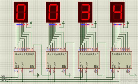 segment driver series  ic hc simple electro circuits