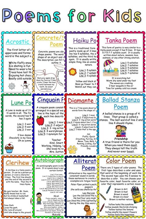 poetry activities poetry  kids poetry activities poetry writing