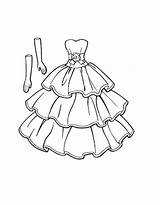Prom Dresses Pages Coloring Dress Drawing Getdrawings Beautiful sketch template