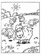 Coloring Pages Schapen Knutselen Nl Nog Eens Wei Schaap Sheep Farm Kleurplaat Outline Animals Animated Risks Colouring Kleurplaten Animal Lamb sketch template
