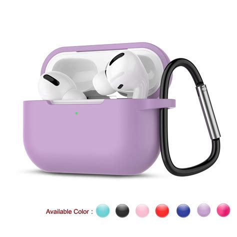 njjex airpods pro airpods  airpods  case silicone protective skin front led visible