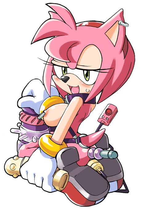 Rule 34 Amy Rose Anal Anal Beads Bondage Gear Breasts Collar