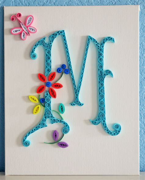 quilled letter  quilling