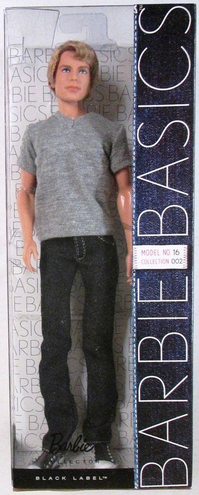 Barbie Basics Denim Ken Model No 16 Collection 002 Black Label New