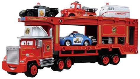 Tomica Diecast Disney Pixar Rescue Go Go Cars Carrier Mack