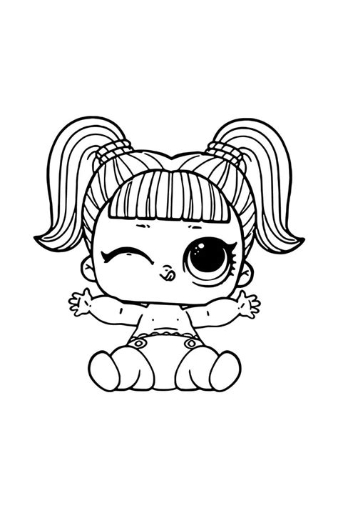 unicorn lol doll coloring coloring pages