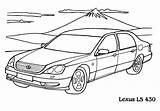 Lexus Coloring Pages Cars Ls Kia Colorkid Transport Ferrari Comfortable Bmw Gif Car sketch template