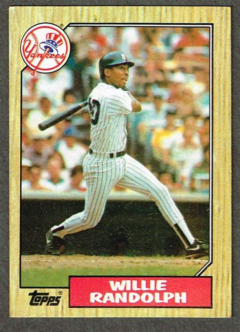 topps   willie randolph baseball cards   baseball