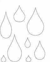 Raindrop Raindrops Drops Regentropfen Vorlage Educative Educativeprintable Coloringme sketch template