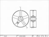 Drawing Pulley Drawings Cad Paintingvalley Pulle sketch template