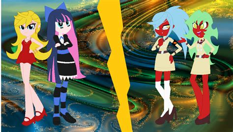 panty and stocking scanty and kneesock by jeanettemiller547 on deviantart