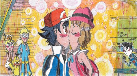 pokemon the series xyz s kissing scene spoilers by