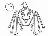 Spider Coloring Halloween Pages Printable Scary Kids Sheets Spiderman Print Redback Spiders Color Simple Drawing Face Bestcoloringpagesforkids Pumpkin Getdrawings Happy sketch template