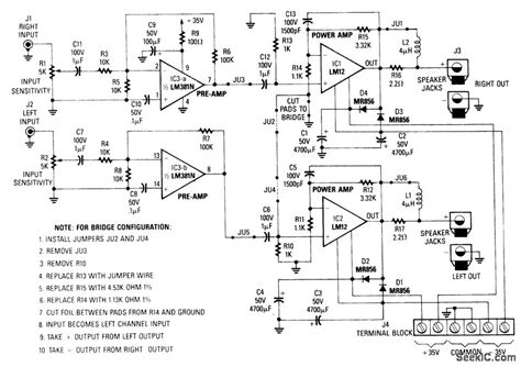 highpowercaraudioamplifier amplifiercircuit circuit diagram seekiccom