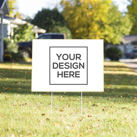 custom lawn signs elevate  print