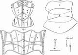Corset Patent sketch template