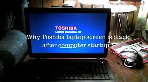 fix toshiba laptop screen black toshiba laptop