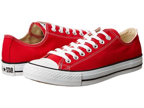 converse chuck taylor  star sneakers  red save  lyst